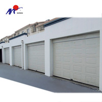 Porte de garage automatique double pour villa, sur mesure, service complet, porte dans la porte