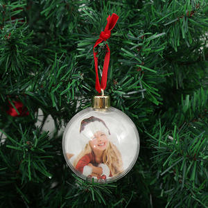 <span class=keywords><strong>Boule</strong></span> <span class=keywords><strong>de</strong></span> Noël à sublimation, ornement <span class=keywords><strong>de</strong></span> Noël vierge, <span class=keywords><strong>boule</strong></span> en plastique <span class=keywords><strong>transparente</strong></span>, taille 8 cm, ornement <span class=keywords><strong>de</strong></span> Noël à sublimation - Product Image 5