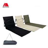 Chaise pliante portable pour camping en plein air, plage, avec dossier et coussin, chaise de loisirs, chaise de pique-nique pour parc, chaise de jardin longue et courte