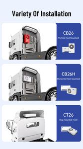 Treo tường DC 24V chia điều hòa không khí xe tải Camper điều hòa không khí AC đơn vị cho xe tải - Product Image 6
