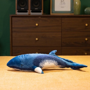 Animal en peluche-Compagnon réconfortant-Animal en peluche ultra doux Animaux de la mer-<span class=keywords><strong>Baleine</strong></span> réaliste de 55cm - Product Image 4
