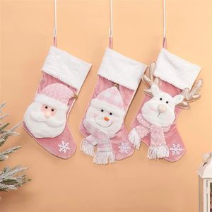 Lot de 3 décorations de Noël suspendues festives, motif traditionnel Père Noël, renne, bonhomme de neige, pour cadeau de fête familiale - Product Image 1