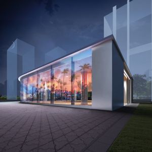 كبسولة منتجع ذكية متنقلة فاخرة مخصصة من الفولاذ المقاوم للصدأ في الهواء الطلق - Product Image 4