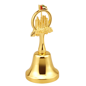 Campana de Metal con mango de Metal PARA CENA, campanilla de latón personalizada con mango de Metal antiguo, estilo Retro de países de Omán, Dubai, Corea, Italia - Product Image 3