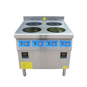 <span class=keywords><strong>Cocina</strong></span> Eléctrica Comercial de 4 Quemadores para Restaurante, <span class=keywords><strong>Cocina</strong></span> de Inducción Eléctrica de Acero Inoxidable - Product Image 1