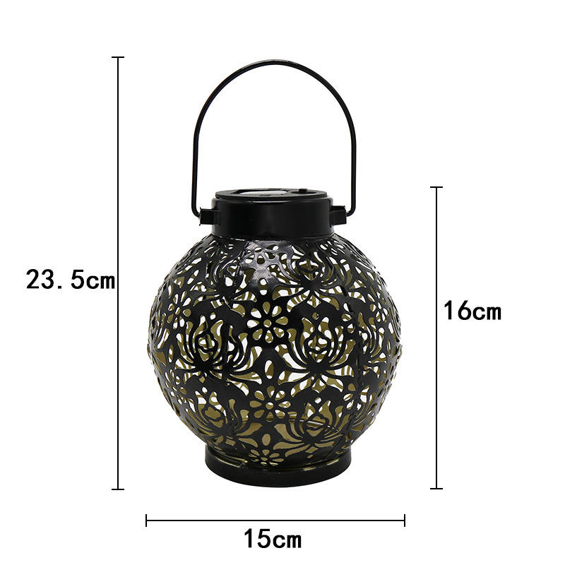 Design 5-Lampe de projection de fleurs de pivoine ronde noire