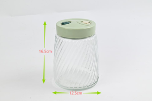 Pot <span class=keywords><strong>de</strong></span> fermentation manuel et automatique pour kimchi en verre, 36 oz, 46 oz, 60 oz, durable, multifonctionnel, moderne, récipient à cornichons, bouchon à air, pour la <span class=keywords><strong>maison</strong></span> - Product Image 5