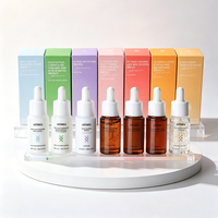 Sérum Visage Éclaircissant à la Vitamine C 18ml, Enrichi en Acide Ascorbique, Acide Ferulique et Vitamine E, Soin Hydratant pour la Peau du Visage