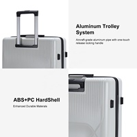 Exclusivité Emay NOUVEAU Designer ABS PC Hard Shell Trolley Valises de voyage Koffer Set 3 PCS Bagages