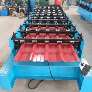 20*2*1.5 Meter Dimension BSY Trapezoidal Roll Forming Machine With Online Support And Video Technical Support