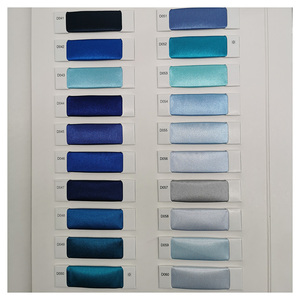 Tissu satiné brillant 50D * 75D 700 couleurs en stock tissu en soie imité polyester doux et respirant pour vêtement/sac - Product Image 4