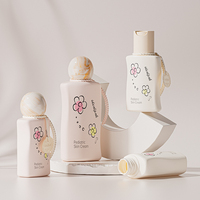 Flacon pulvérisateur de toner personnalisé OEM, flacon d'huile bronzante plate pour le corps, emballage de flacon de lotion pour le corps vide de luxe 80 ml 150 ml