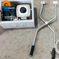 Pistolet Électrique Manuel de Qualité Industrielle pour Étourdissement de Porcs, Dispositif de Choc Haute Tension pour Abattoir de Porcs et Ligne d'Abattage