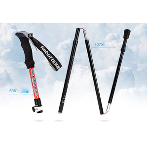 Bâtons de <span class=keywords><strong>marche</strong></span> <span class=keywords><strong>nordique</strong></span> en carbone de qualité supérieure personnalisés en usine, réglables avec canne télescopique - Product Image 3