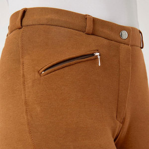 Lightweight Durable Stylish Outdoor Equestrian <b>Waterproof</b> <b>Ladies</b> Horse Riding Breeches Solid Color Equestrian Wear Breeches - Product Image 5