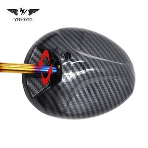 Piezas de fibra de carbono para motocicleta, espejo retrovisor lateral de 8mm con espiga para Triumph, <span class=keywords><strong>Yamaha</strong></span>, Aerox155, Honda, Click <span class=keywords><strong>160</strong></span> - Product Image 4