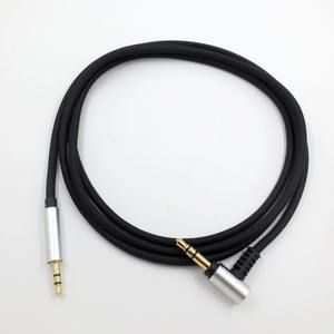 Cornflower-câble audio rayé avec microphone, longueur 120cm, câble audio pour casque de jeu <span class=keywords><strong>BOSE</strong></span> <span class=keywords><strong>QC25</strong></span> 35 OE2 AKG Y45 Y50 Y40 - Product Image 6