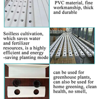 Système hydroponique vertical NFT de haute qualité avec pompe à canal PVC, haute productivité, irrigation automatique, longueur personnalisable