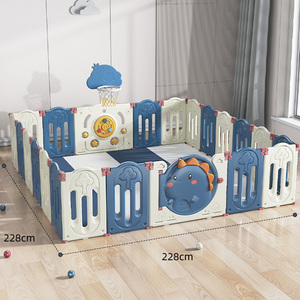 Productos para bebés Venta caliente 2024 <span class=keywords><strong>Corral</strong></span> para bebés Valla Puerta Patio de juegos Respetuoso con <span class=keywords><strong>el</strong></span> medio ambiente Plástico de lujo Pequeño columpio redondo para bebés <span class=keywords><strong>Corral</strong></span> - Product Image 1