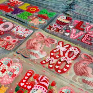 Pegatinas UV <span class=keywords><strong>de</strong></span> San Valentín <span class=keywords><strong>para</strong></span> Vasos, Regalos <span class=keywords><strong>para</strong></span> el Día del Amor, Envoltorios Personalizables, Impresión por Transferencia <span class=keywords><strong>de</strong></span> PET a Prueba <span class=keywords><strong>de</strong></span> Agua con Dibujos Animados - Product Image 1