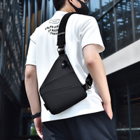 Sacs à bandoulière anti-vol pour homme avec logo personnalisé, sacs à dos à bandoulière, sacs de poitrine pour le sport de plein air, sacs de poitrine pour les voyages