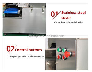 เครื่องหั่นเนื้อแบบแถบสำหรับอุตสาหกรรมเครื่องหั่นเนื้อไก่สดปลา - Product Image 4