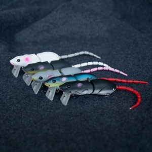 Leurre de pêche articulé bionique 85mm 15.5g, imitation de rat segmenté, type crayon, leurre de surface pour poissons prédateurs, vente en gros - Product Image 6