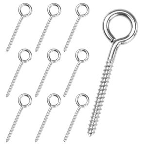 Tornillo para gafas de cabeza ovalada métrica autorroscante personalizado al por mayor pasador de tornillo de ojo de acero inoxidable/níquel con roscas M6/M3 - Product Image 6