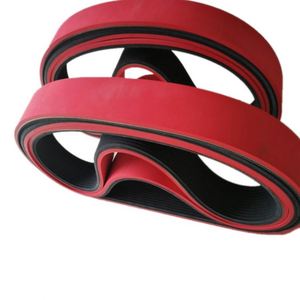 UNI <b>Red</b> Rubber Multi-Groove Multi-Wedge Timing <b>Belt</b> OEM 30mm pH Pj Pk Pl Pm Industrial <b>Belt</b> - Product Image 5