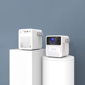 Máy Chiếu DLP 4K Máy Chiếu Thông Minh Android <span class=keywords><strong>Mini</strong></span> Cầm Tay Đèn LED Công Sở Màu Đen Đèn Tập Trung Công Nghệ Loa CPU Ngoài Trời Phong Cách - Product Image 1