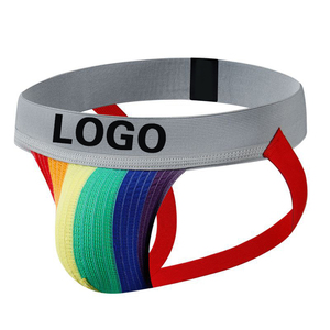 Quantité minimale de commande basse arc-en-ciel Pouch Jockstrap personnalisé hommes sous-vêtements - Product Image 1