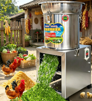Commerciële groente- en radijs snijmachine, multifunctionele pompoen- en fruitrasp voor vee- en pluimveevoer