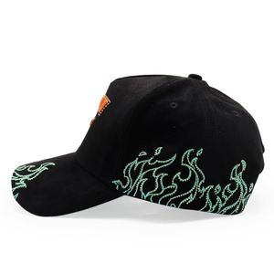 Gorras de Béisbol Personalizadas de 5 Paneles con Bordado de Alta Calidad y Pedrería - Product Image 4