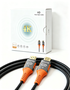 <span class=keywords><strong>สาย</strong></span>เคเบิลไฟเบอร์ออปติก HDMI 2.0 ความละเอียด 4K ความเร็วสูง 48Gbps แบบ AOC สำหรับจอแสดงผลดิจิทัล ห้องประชุม สตูดิโอ ความยาว 10ม.-100ม. - Product Image 6