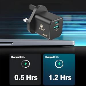 Caricabatterie UK Plug GaN 35W USB-A + C ricarica rapida per Iphone e <span class=keywords><strong>Samsung</strong></span> cellulare/<span class=keywords><strong>tablet</strong></span>/Laptop Mi-ni <span class=keywords><strong>dimensioni</strong></span> 20V Max KAXINSI KC-325 - Product Image 5