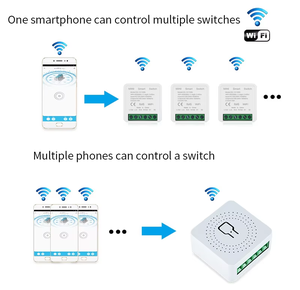 Módulo de Interruptor Inteligente WiFi LangYeao Matter de 16A, Compatible con Alexa, Google Home, Tmall Genie, Control de 2 Vías, Temporizador, Fácil Instalación - Product Image 4