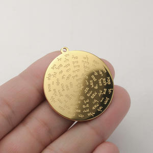 Misthape bibbia ebrea in acciaio inox ciondolo donne/<span class=keywords><strong>uomini</strong></span> 72 nomi del <span class=keywords><strong>dio</strong></span> Moses ciondolo Mezuzah gioielli collier - Product Image 4