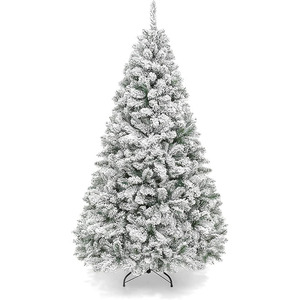 Fournitures d'usine 6 FT <span class=keywords><strong>180</strong></span> <span class=keywords><strong>CM</strong></span> Premium neige floquée artificielle vacances arbre <span class=keywords><strong>de</strong></span> noël pour vacances bureau fête décor - Product Image 1