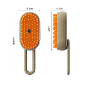 Strumento per Toelettatura Animali 3 in 1: Spazzola Elettrica con Spray, Massaggio e Vapore per Cani e Gatti - Product Image 6