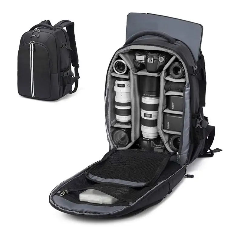 Miễn phí mẫu máy ảnh Ba lô phù hợp với 2 pro-có Kích thước DSLR/SLR Túi máy ảnh, 3-6 ống kính, 15.6 inch máy tính xách tay cho du lịch ngoài trời với mưa