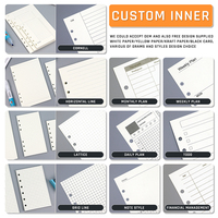Agenda hebdomadaire et mensuel Premium 2027, carnet de notes avec couverture en PU, coffret cadeau avec LOGO pour cadeaux d'entreprise, cadeaux personnels