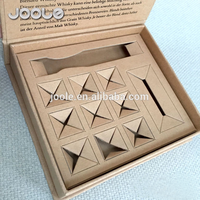 Caja de Regalo Magnética de Papel Kraft Personalizada con Inserto de Papel Troquelado, Caja de Embalaje con Impresión Interior Completa para Set de Regalo de Chocolate