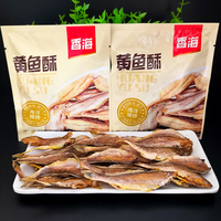 Xianghai - Bocadillos de Mariscos Secos, Croaker Amarillo Pequeño Frito y Salado, Crujiente, Envasado Individualmente