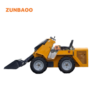 Chargeuse compacte sur pneus/chenilles Zunbaoo S490/T490, <span class=keywords><strong>moteur</strong></span> diesel <span class=keywords><strong>Kubota</strong></span>, garantie 1 an, <span class=keywords><strong>moteur</strong></span> PLC, capacité 350 kg - Product Image 1