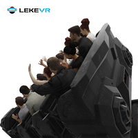 LEKE VR 6D Fly Cinema Equipment Metal 4D 5D Movie Simulator Chair for Indoor Parks and Playhouses