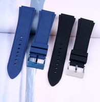 Correa de Reloj de Silicona de Lujo de Alta Calidad LAIHE, Banda de Reloj de Silicona para W0040G3 W0040G5 W0247G3, Tamaño 22 mm