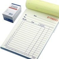 Formulaire de facture personnalisé papier autocopiant NCR personnalisé avec nom de la société adresse téléphone et numéro imprimer ajouter des fonctionnalités