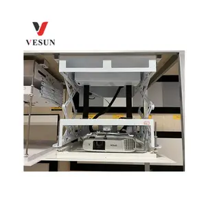 Vesun EDJ6 braket gantung listrik/proyektor, braket gantung bermotor