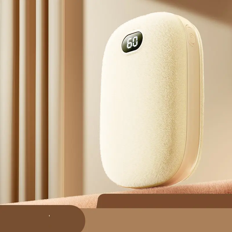 Настраиваемый плюшевый обогреватель для рук многоразовый портативный Электрический нагреватель с USB Type-C перезаряжаемым интерфейсом для женщин и мужчин