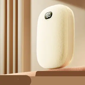 Kadınlar ve erkekler için USB tip-c şarj edilebilir arayüzü ile özelleştirilebilir peluş el ısıtıcı kullanımlık taşınabilir elektrikli ısıtıcı